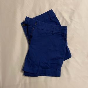 Royal blue shorts